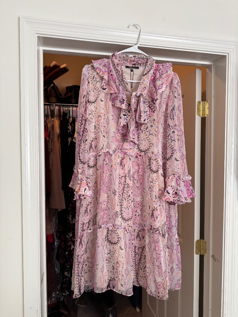 Kobi Halperin Pink Paisley Babydoll - Nwt - Sz Xl